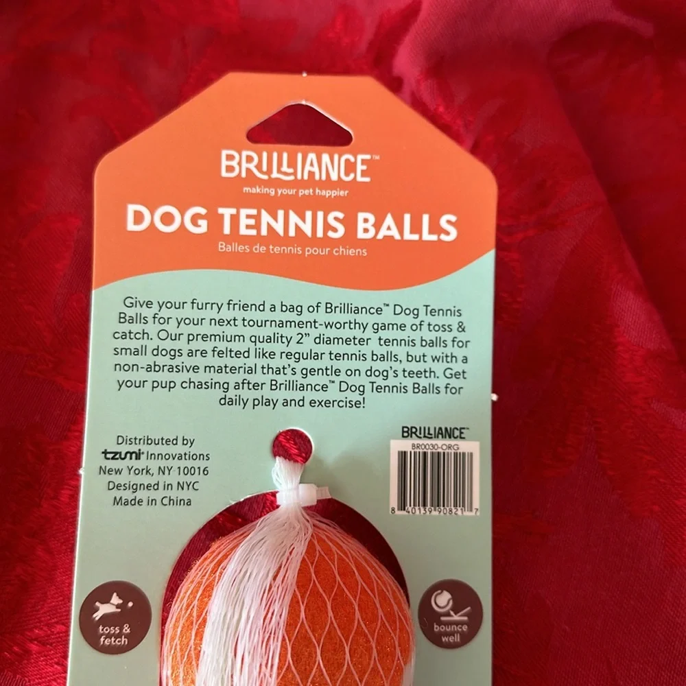 🌵3/$15 - 4 pack small non toxic dog tennis balls ( see description)
